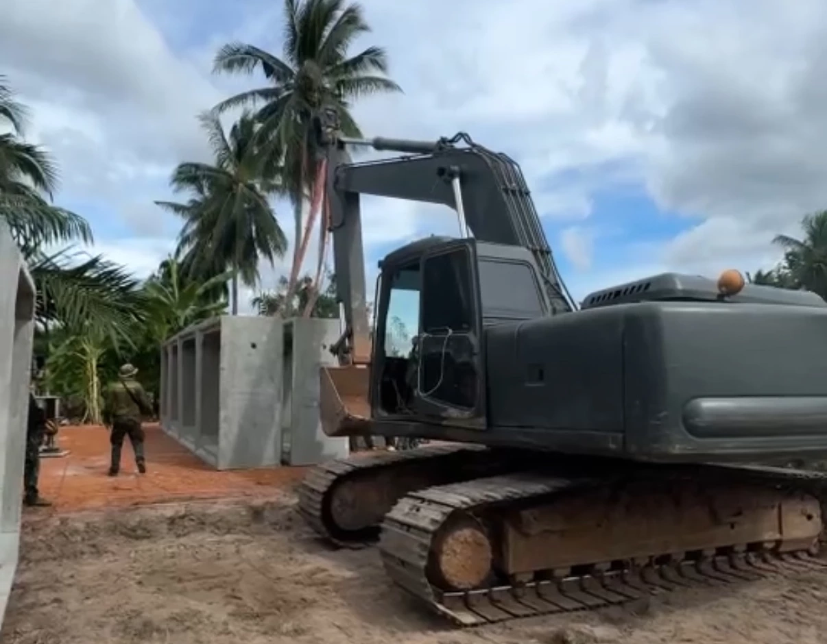 ทหารช่าง เร่งสร้างบังเกอร์ 7 แห่ง 4 จว.อีสานใต้ เน้นจุดเสี่ยงก่อน