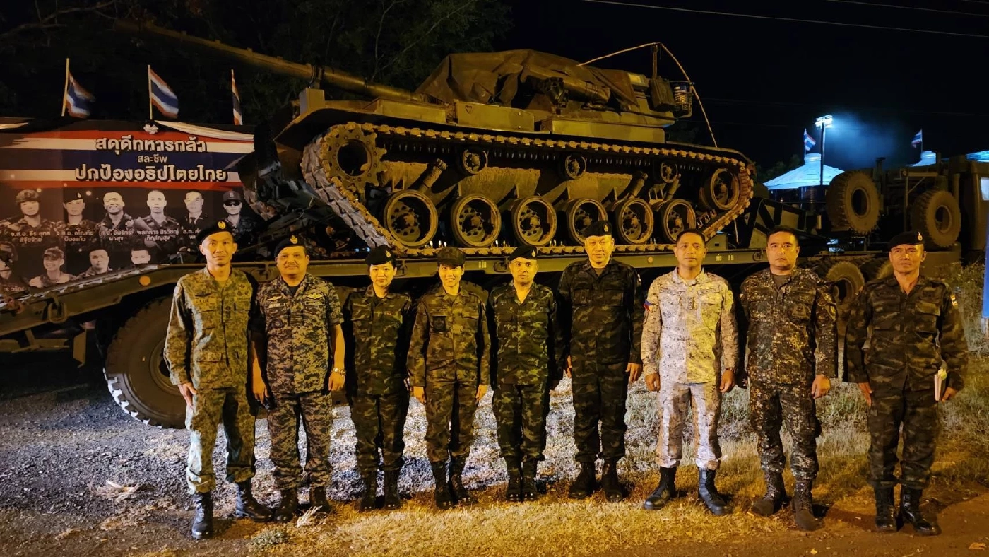 กองทัพไทยเริ่มถอนอาวุธหนักชายแดน ตามข้อตกลงสันติภาพ