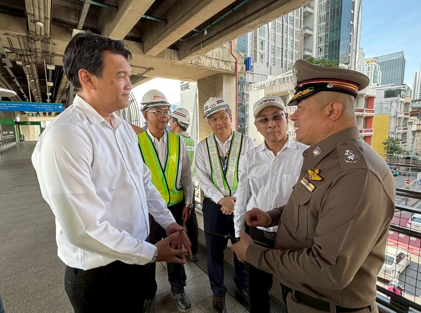 บช.น. - สนข. - รฟม. เร่งแก้ไขปัญหาจราจรถนนเพชรบุรี - ราชปรารภ