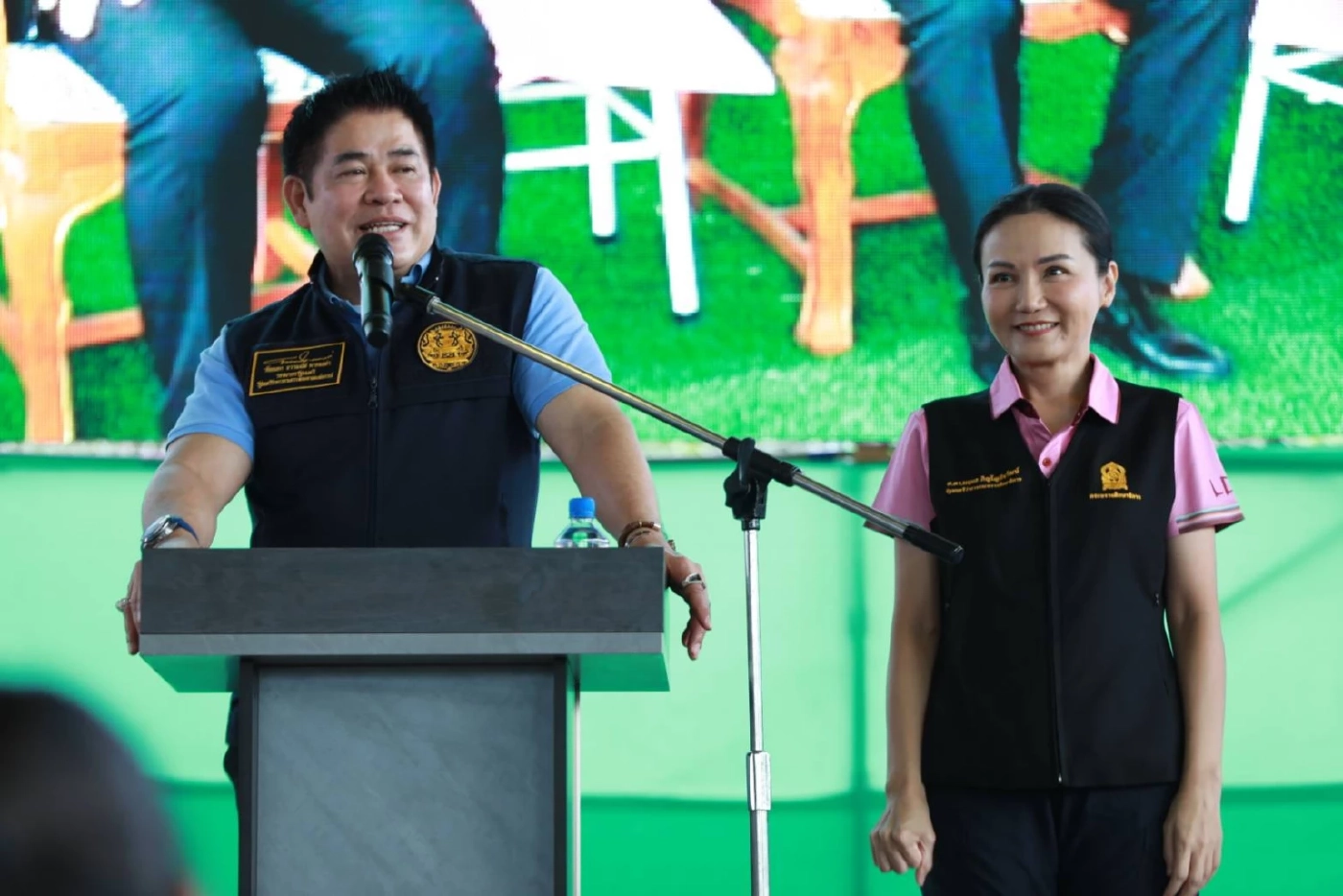 "กล้าธรรม" โชว์ศักดาขนทัพ "รองนายกฯ-รมว.ศธ." ลงพื้นที่ชัยภูมิ