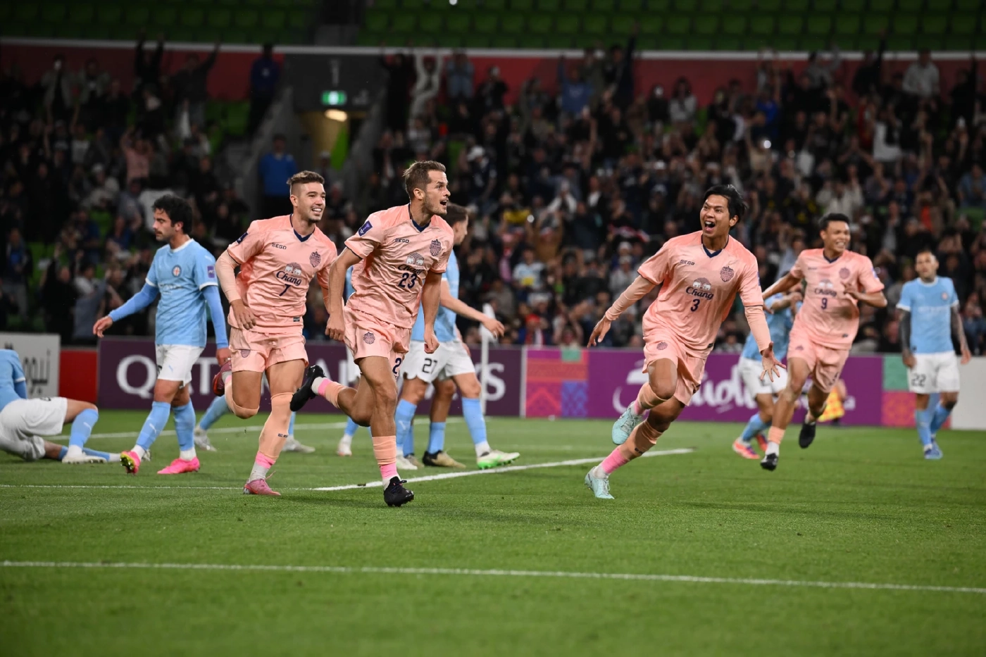 สุดช้ำ! บุรีรัมย์ ยูไนเต็ด นำก่อนโดนแซงพ่ายเมลเบิร์นทดเจ็บ 2-1