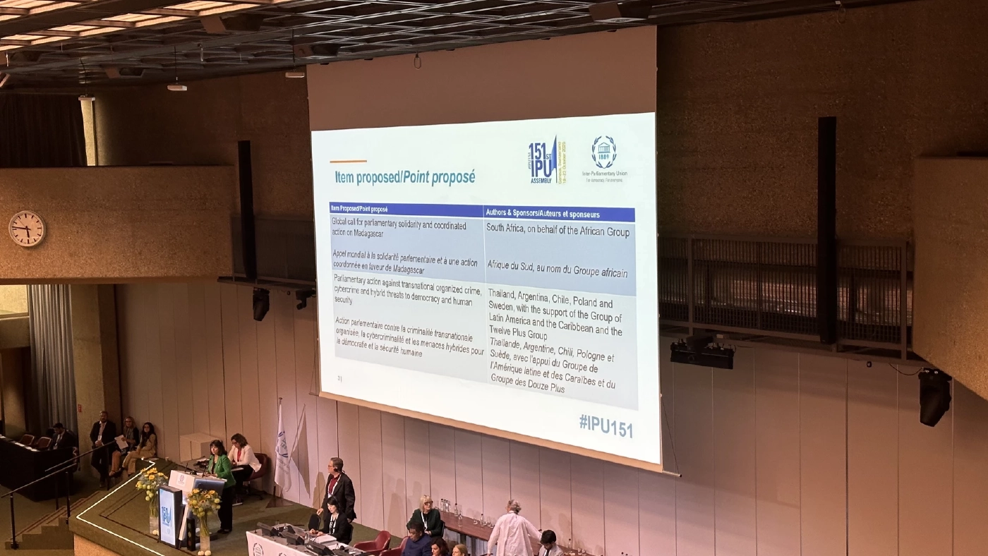 ไทยเฮ! ชนะโหวตดันรัฐสภาโลก IPU ถกปมสแกมเมอร์-อาชญากรรมองค์กร