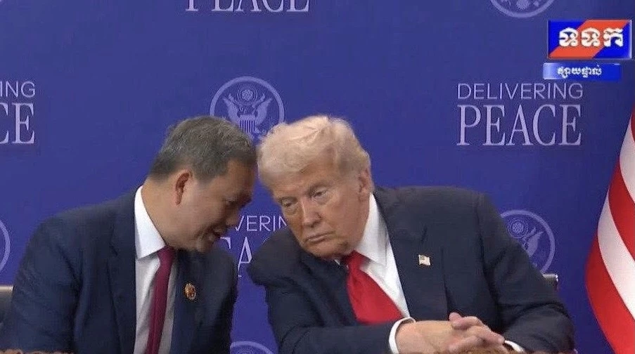 ช็อตนี้ สื่อในเครือตระกูลฮุน เผยแพร่ซ้ำแล้วซ้ำเล่า