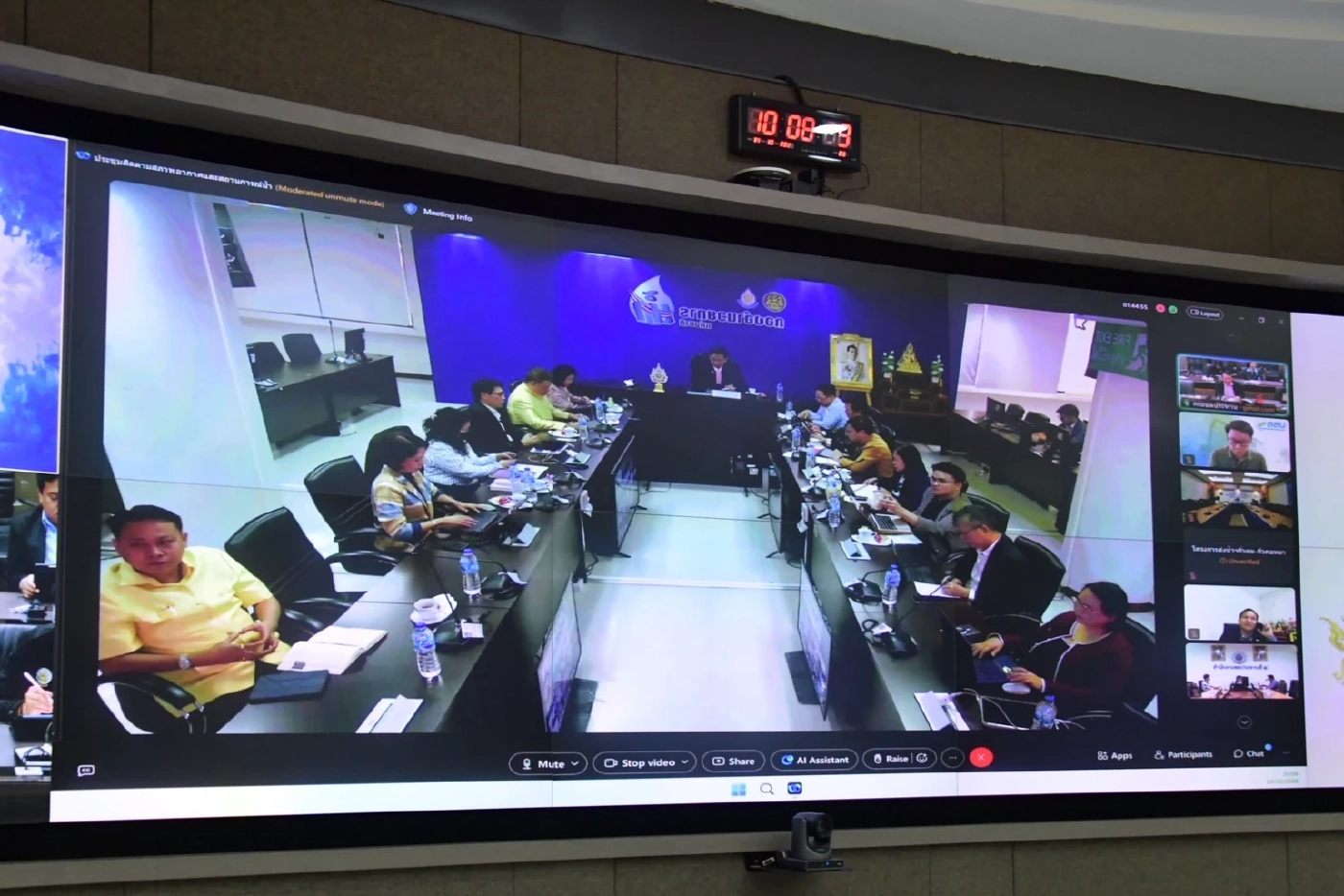 กรมชลประทานบูรณาการทุกหน่วยบริหารจัดการน้ำช่วงท้ายฤดูฝน