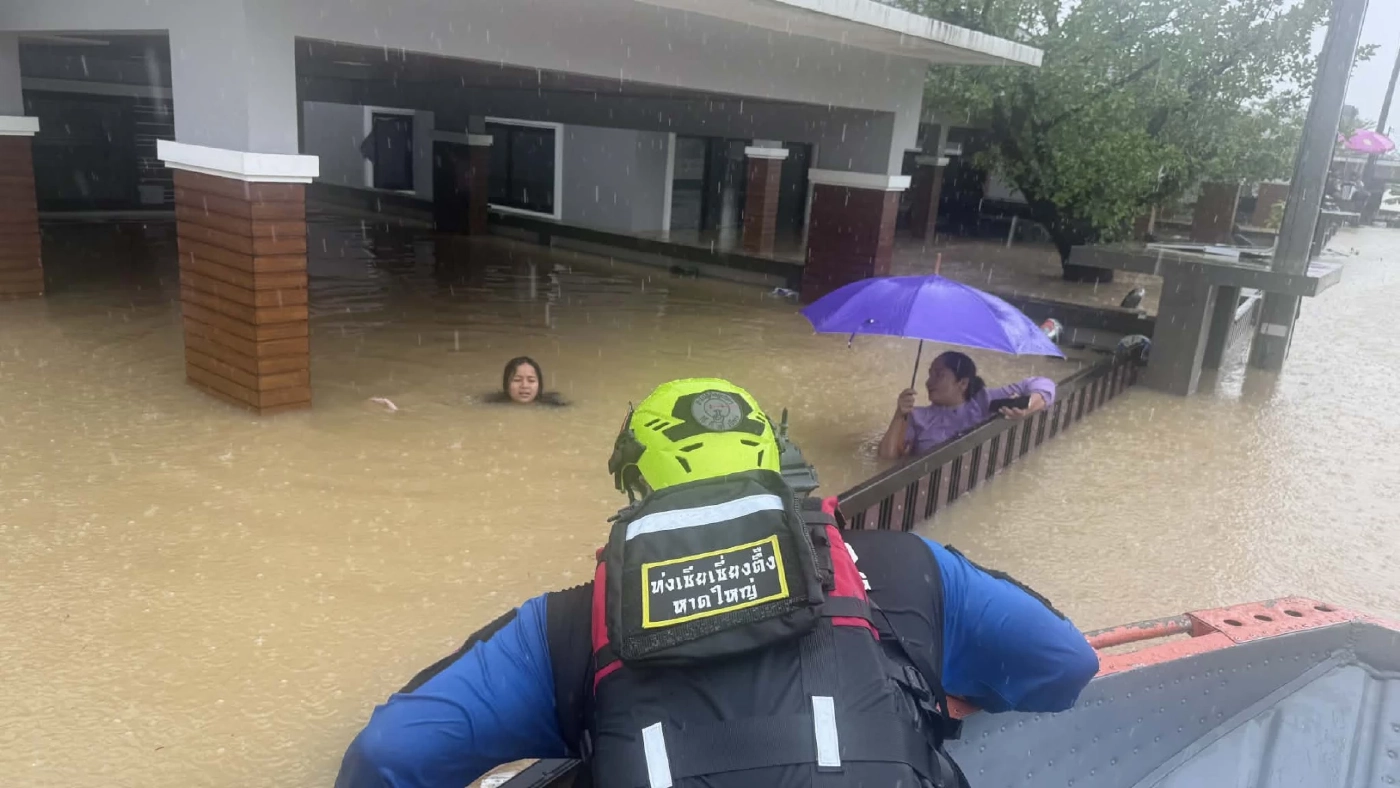ด่วน! เตือนหาดใหญ่ น้ำท่วมวิกฤตกว่าเดิม ปัตตานี ยะลา นราธิวาส ต้องระวัง