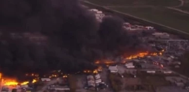 ระทึก! เครื่องบิน UPS บรรทุกน้ำมัน 280,000 แกลลอนก่อนระเบิดไฟลุกท่วมรันเวย์