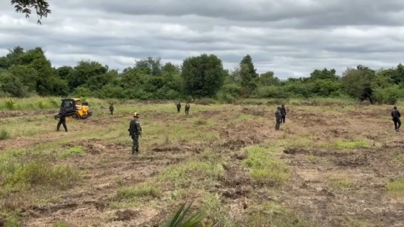 เร่งกู้ทุ่นระเบิดชายแดนสระแก้ว เคลียร์พื้นที่ก่อนปักหมุดชั่วคราว