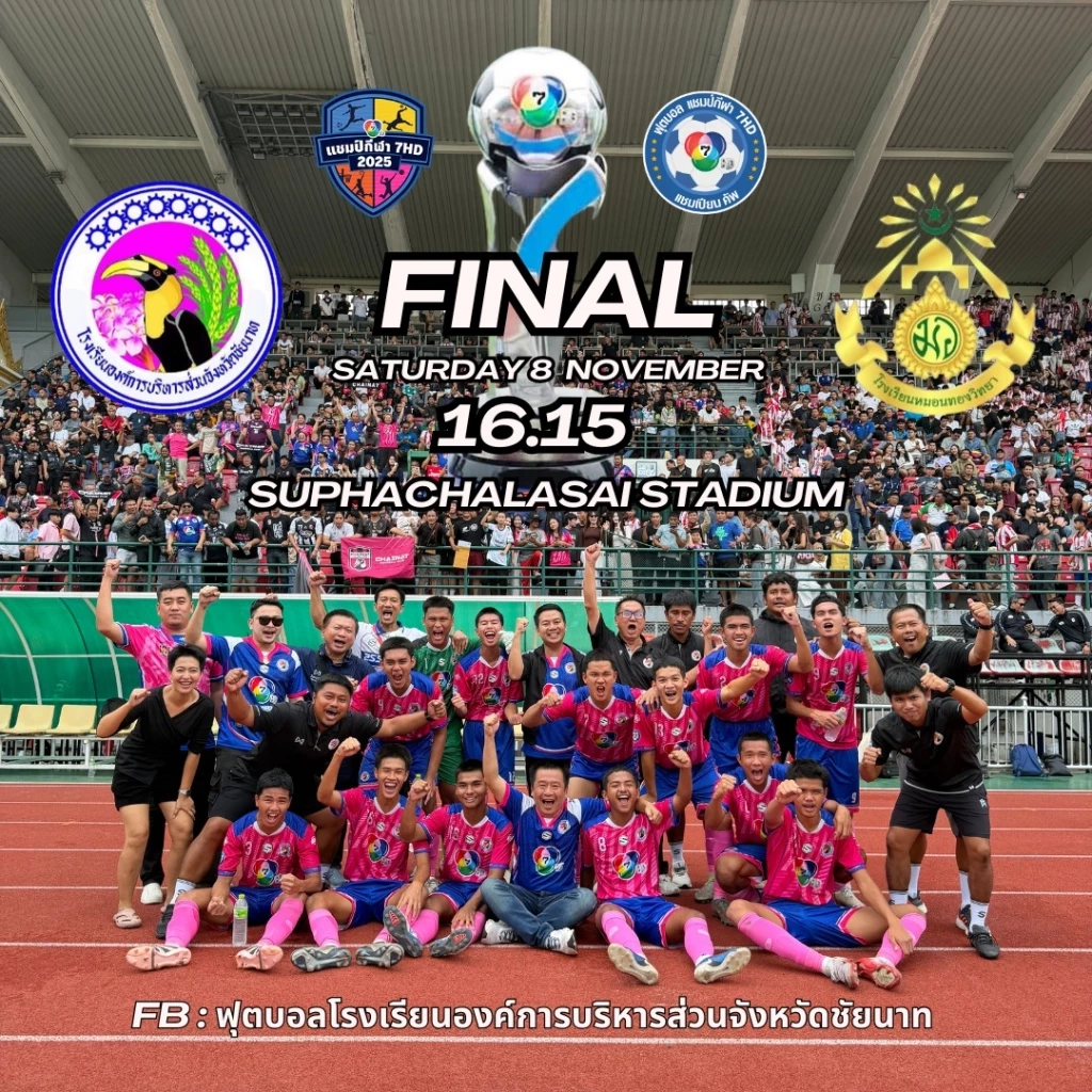 "รร.อบจ.ชัยนาท" ไม่น้อยหน้า "เสี่ยแฮงค์ บ้านใหญ่นาคาศัย" อัดฉีดแล้วกว่า 5 แสน ตั้งเป้า 1 ล้านบาท