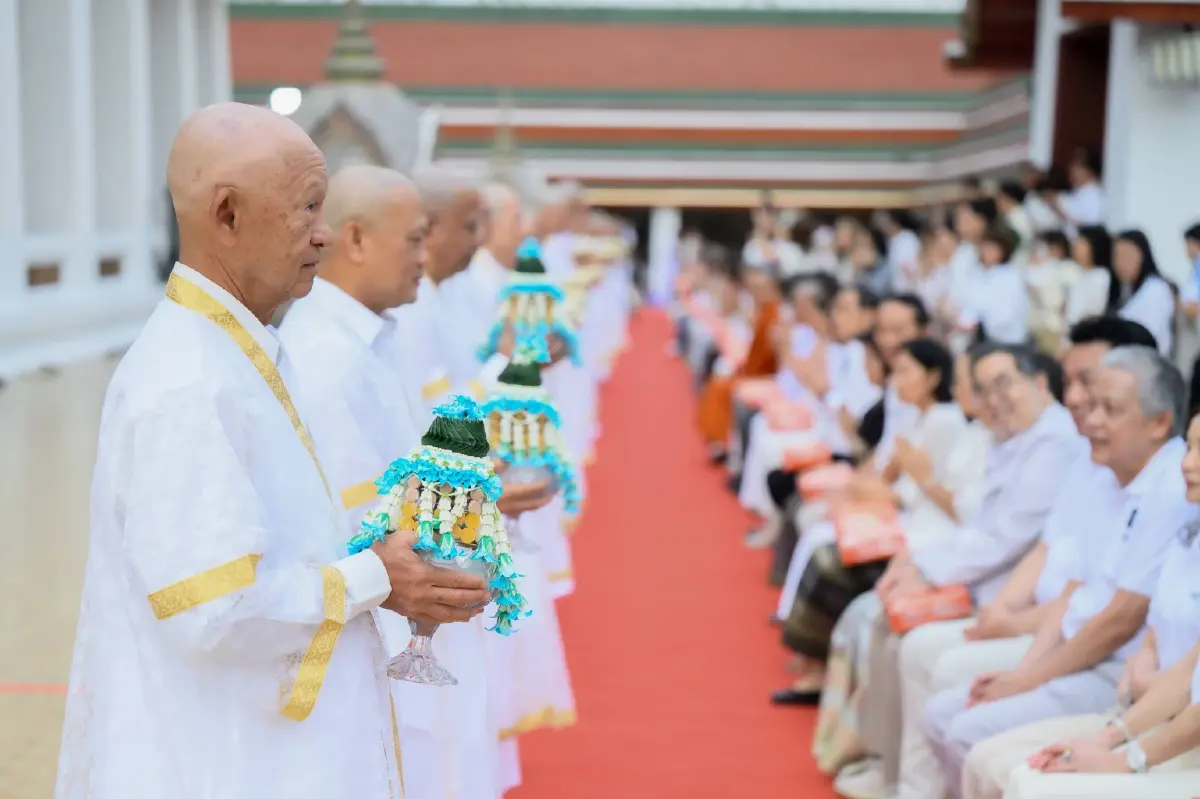 GULF จัดบรรพชาอุปสมบทหมู่ 64 รูป ถวายพระราชกุศล แด่สมเด็จพระพันปีหลวง