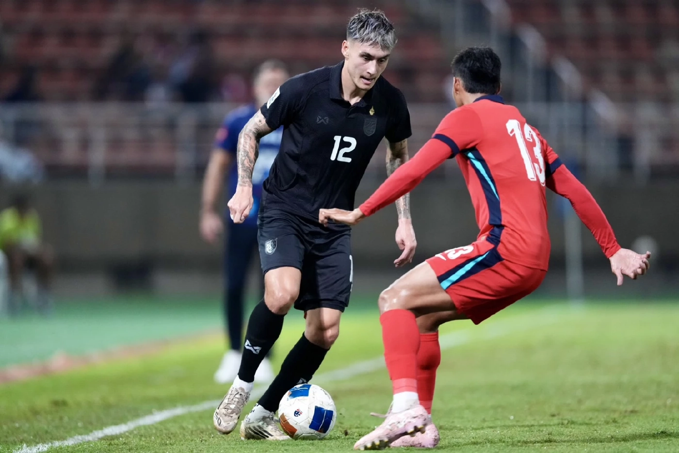 ทีมชาติไทย เปิดบ้านเฉือน สิงคโปร์ 3-2 ฮัดสัน ประเดิมชัย