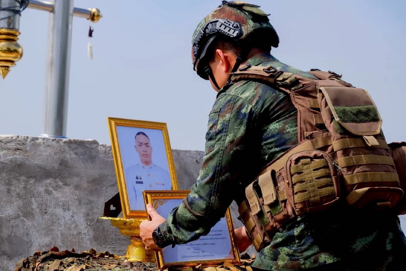 เปิดคลิป! "ผู้พันภูมะเขือ" จัดพิธีรำลึกครบรอบ 100 วันที่จากไป วีรกรรมทหารกล้า "ส.ท.ต่อพงษ์ พันดวง"