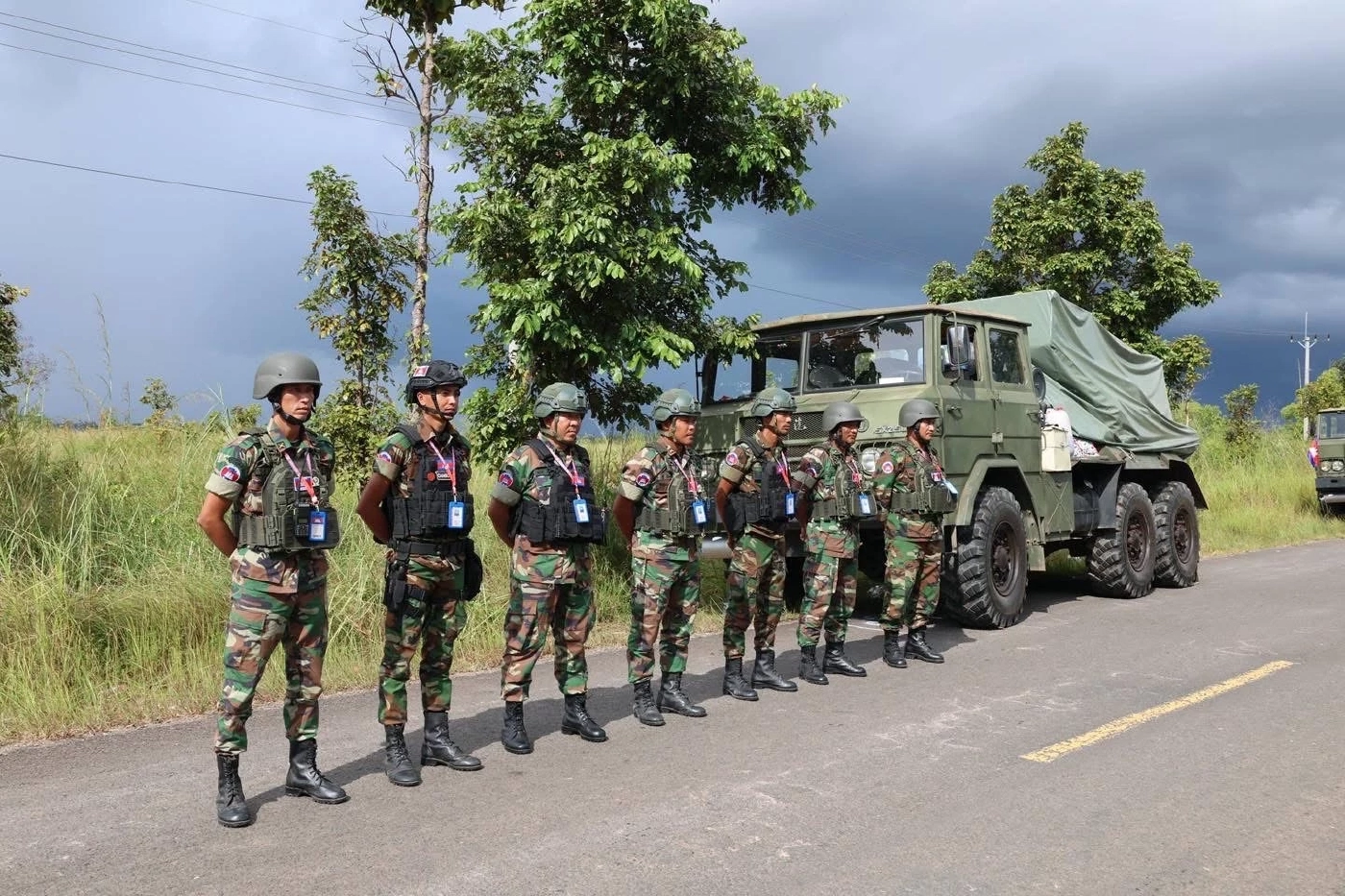 ถอนแล้ว! “กัมพูชา” โชว์ถอนอาวุธ BM 21 - จรวดหลายลำกล้อง type90 ออกจากชายแดน