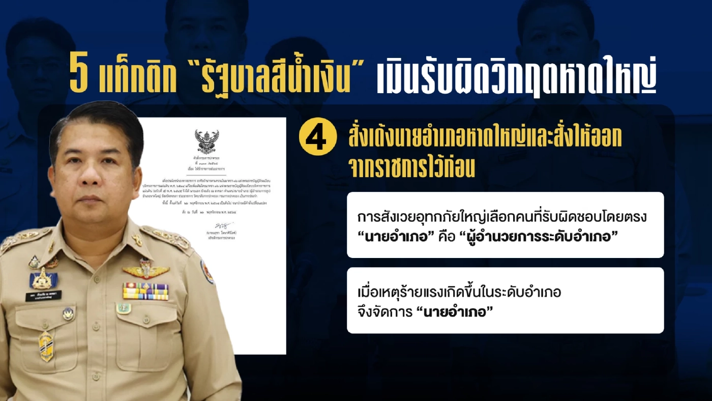 เปิด 5 แท็กติก “รัฐบาลสีน้ำเงิน” พลิ้วเมินรับผิดวิกฤตหาดใหญ่
