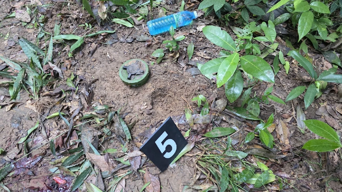 กองทัพบก ยืนยันเหตุระเบิด "ห้วยตามาเรีย" เป็นของใหม่ - พบ PMN-2 ใกล้จุดเดิมอีก3 ทุ่น