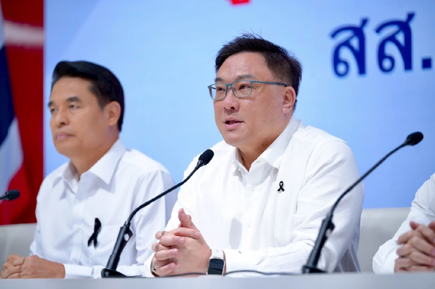 นายจุลพันธ์ อมรวิวัฒน์ หัวหน้าพรรคเพื่อไทย