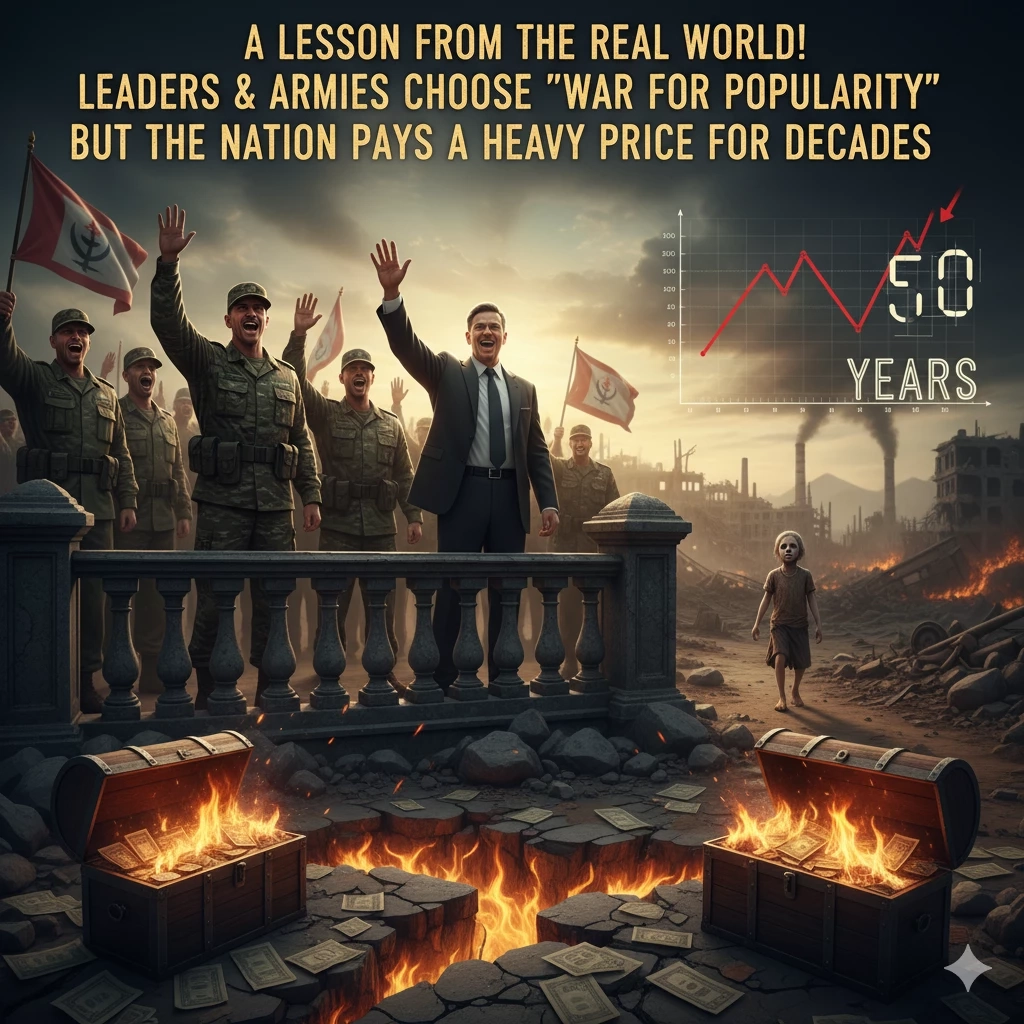 บทเรียนจากโลกจริง! "ผู้นำ-กองทัพ" เลือก "รบเอาใจประชาชน"