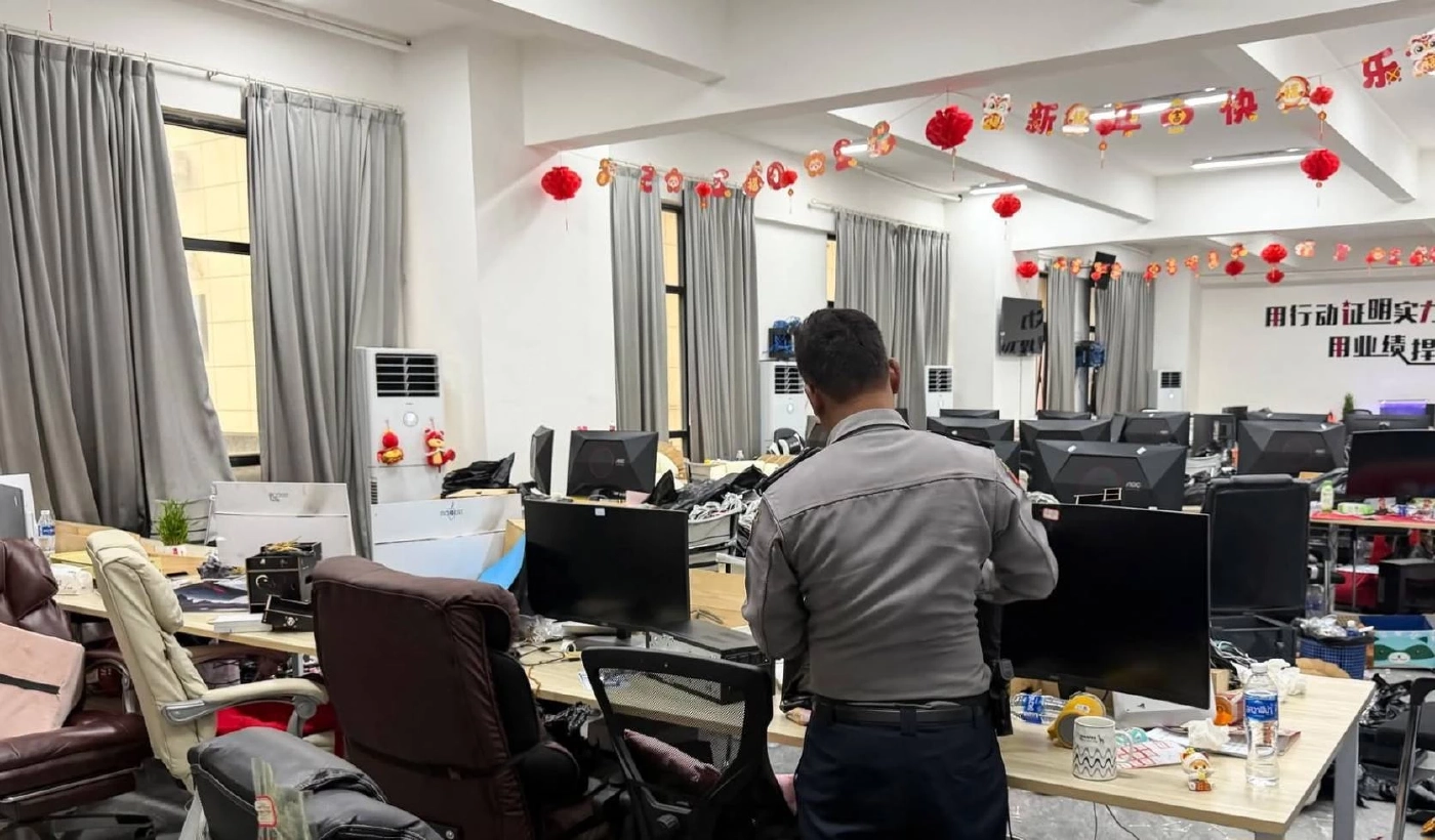 ทหารเมียนมา-ตำรวจ-กองกำลัง BGF เข้ายึดพื้นที่สแกมเมอร์ใน “ชเวโก๊กโก่” จับชาวจีนกว่า 300 คน