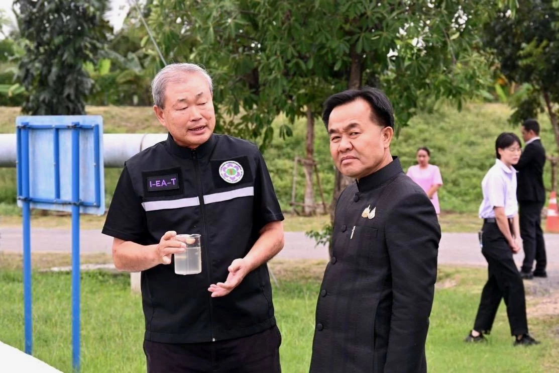 รมช.อุตสาหกรรม ลงพื้นที่นิคมลาดกระบังตรวจระบบจัดการน้ำ