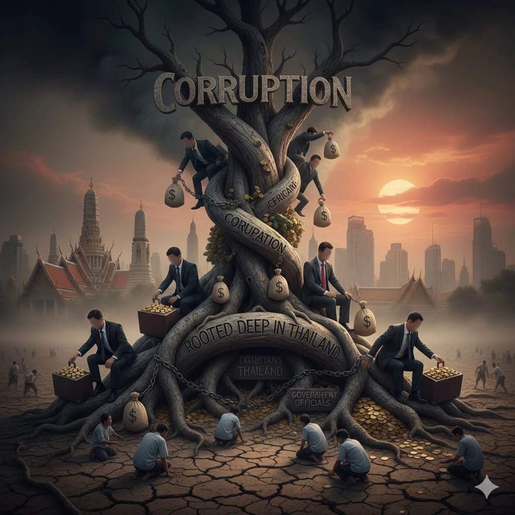 เตือนแรงวิกฤต "มะเร็งคอร์รัปชัน"  ฝังรากลึกในทุกกระบวนการ กลายเป็น "ฐานฟอกเงินธุรกิจผิดกฎหมาย"