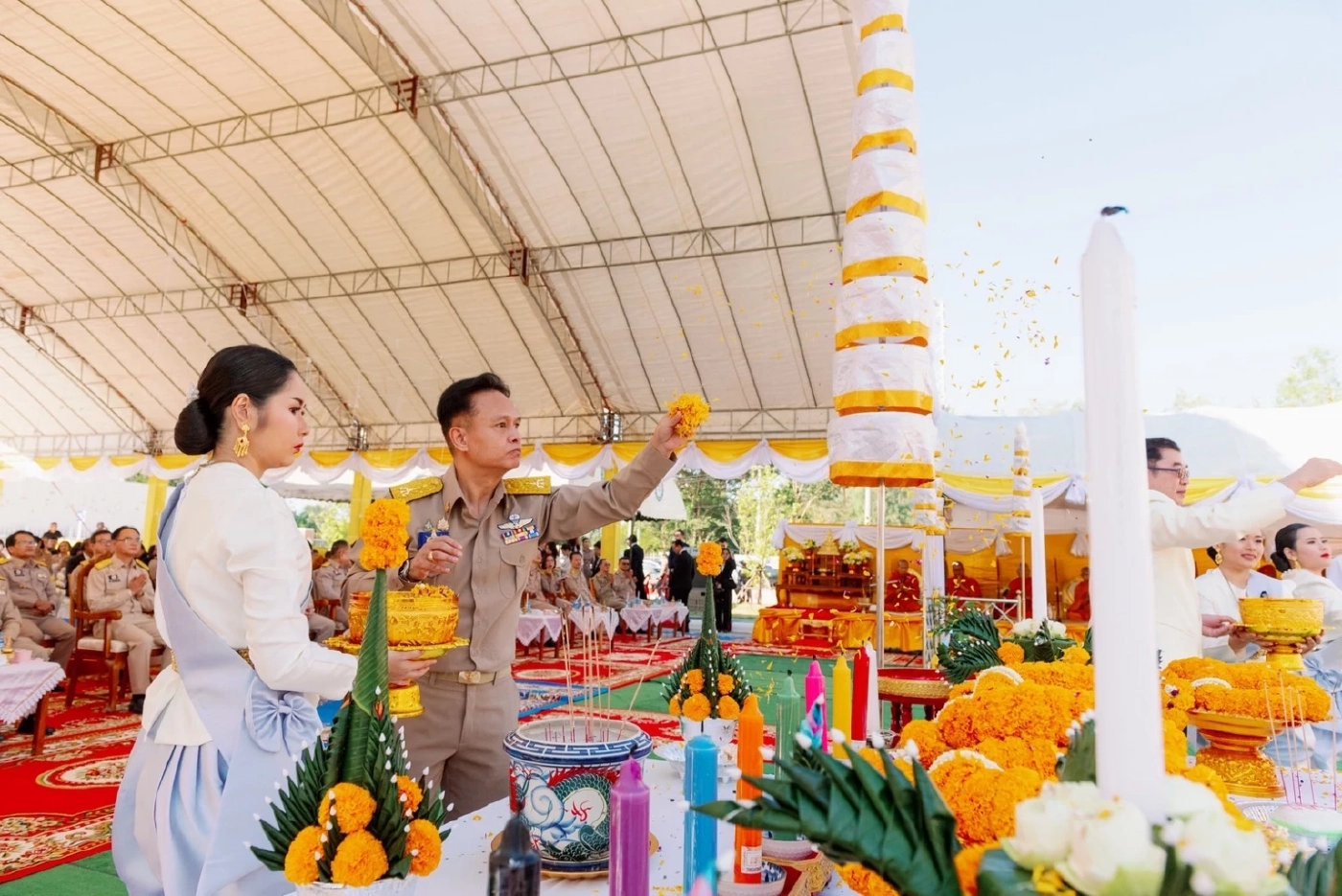 ศาลจ.ศรีสะเกษอัญเชิญครุฑประดิษฐานที่ทำการ ศาลหลังใหม่