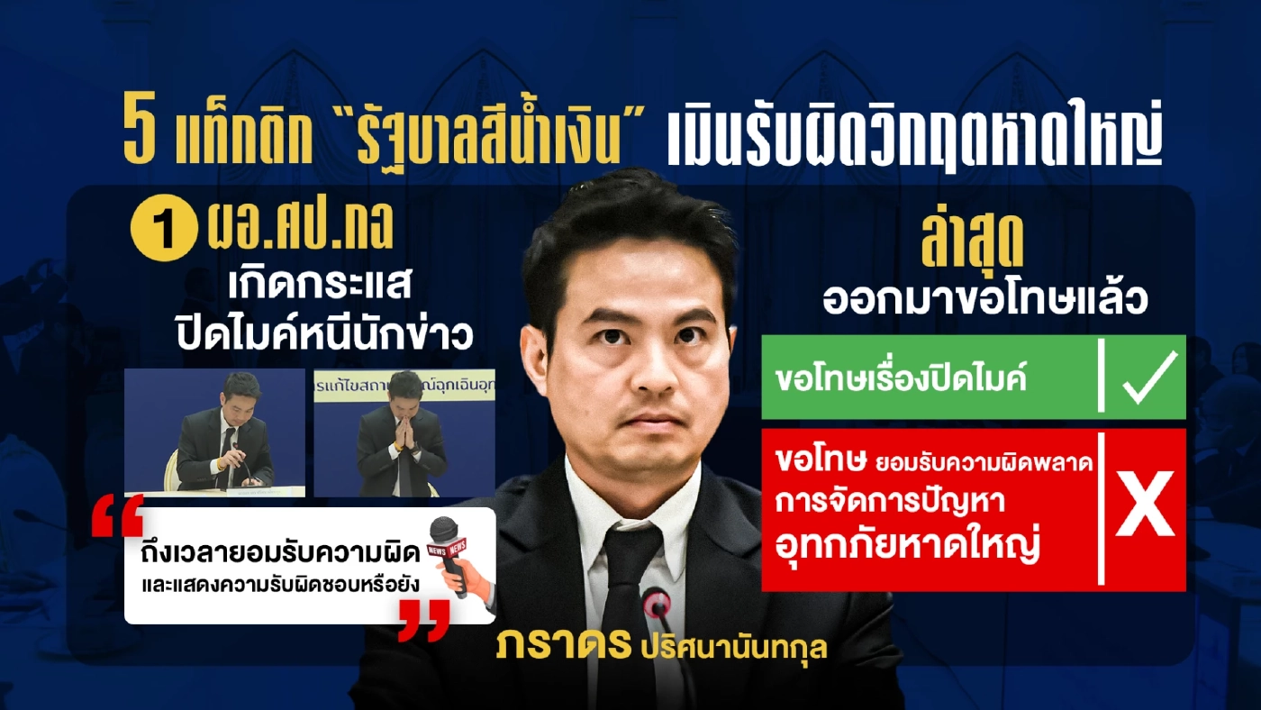 เปิด 5 แท็กติก “รัฐบาลสีน้ำเงิน” พลิ้วเมินรับผิดวิกฤตหาดใหญ่