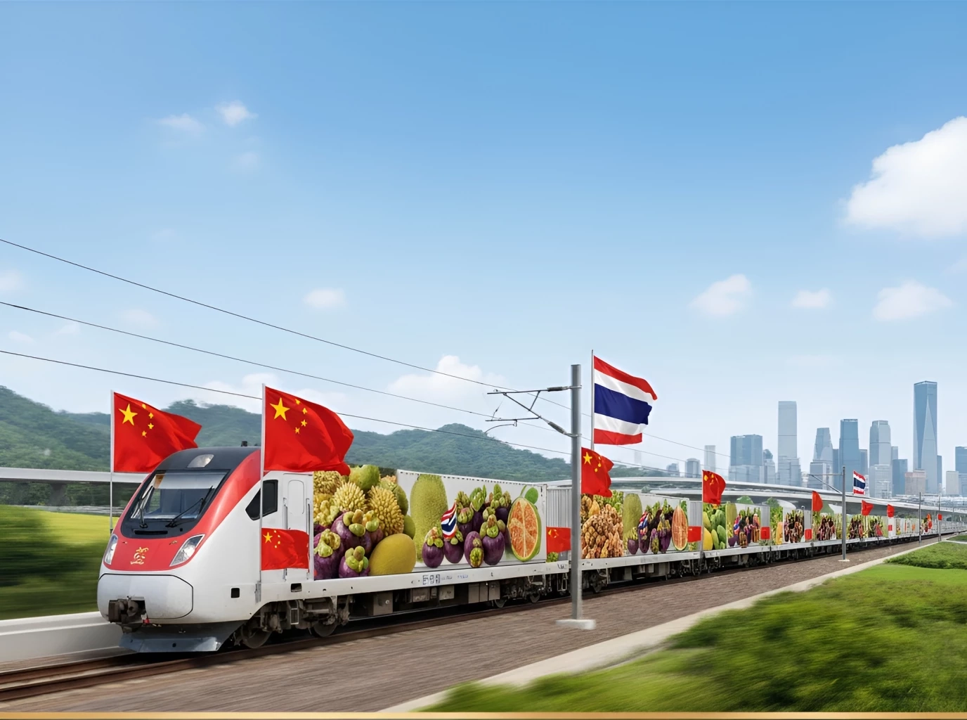 \"ผิงเสียงโมเดล\" รถไฟความเร็วสูงจีน - อาเซียน ปลดล็อกความสดพา \"ทุเรียนไทย\" ถึงจีนใน 1 วัน