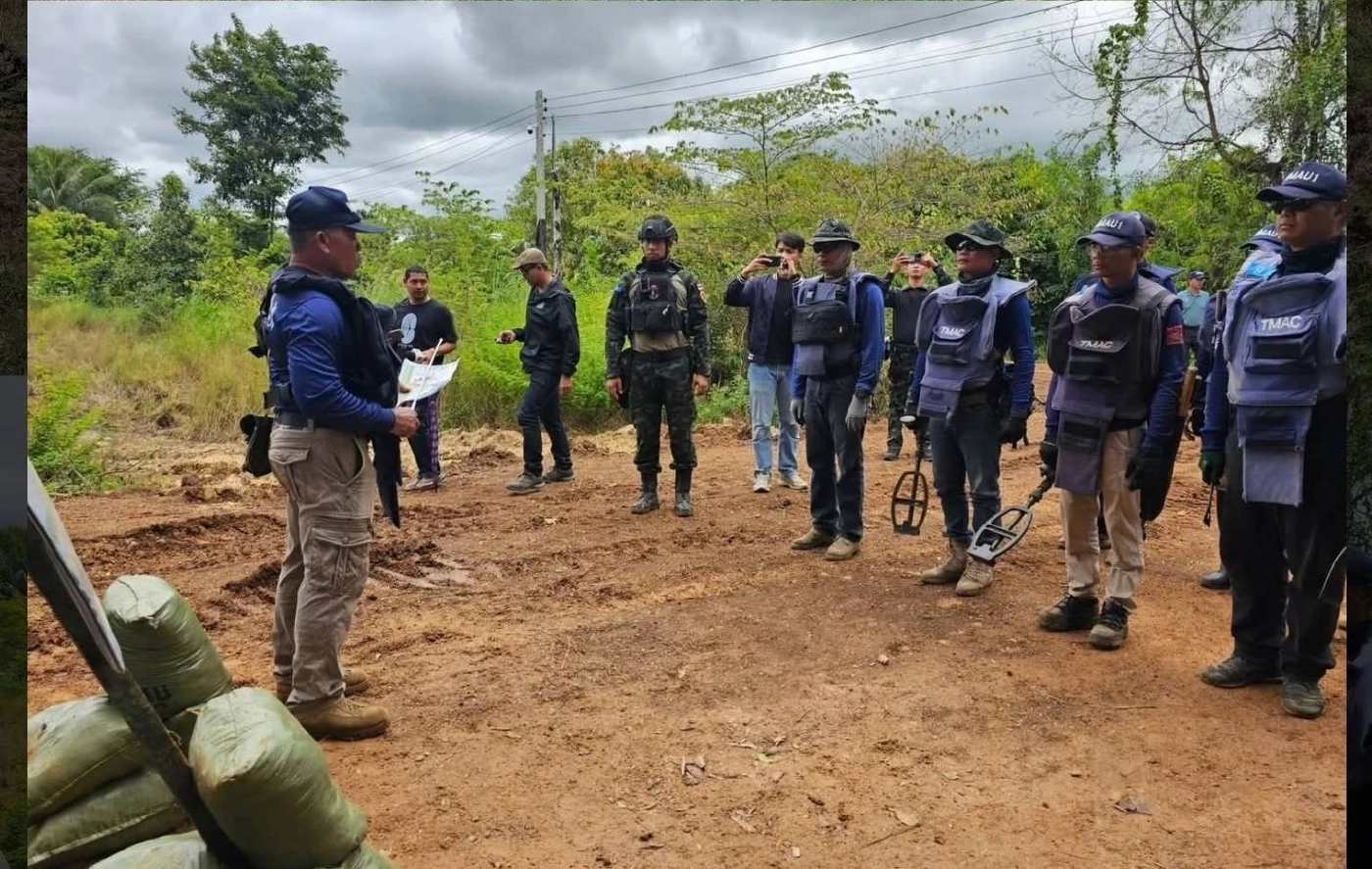 เร่งกู้ทุ่นระเบิดชายแดนสระแก้ว เคลียร์พื้นที่ก่อนปักหมุดชั่วคราว