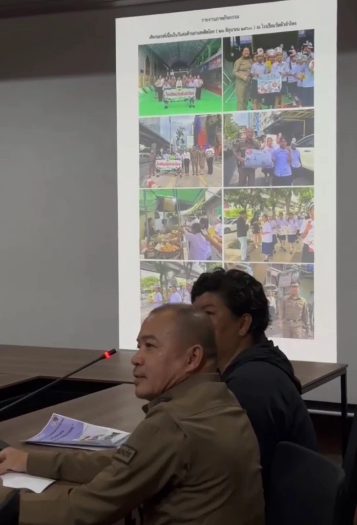 "รองจ๋อ" คัดเลือกโรงเรียนดีเด่น  "บุหรี่ไฟฟ้าคือภัย สวมหมวกนิรภัยคือทางรอด"