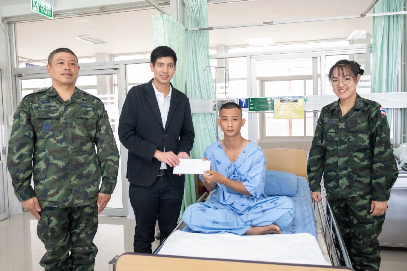 GULF มอบเงิน 1.3 ล้านบาท ช่วยเหลือทหารเหยียบกับระเบิด พื้นที่ห้วยตามาเรีย ชายแดนไทย – กัมพูชา จ.ศรีสะเกษ