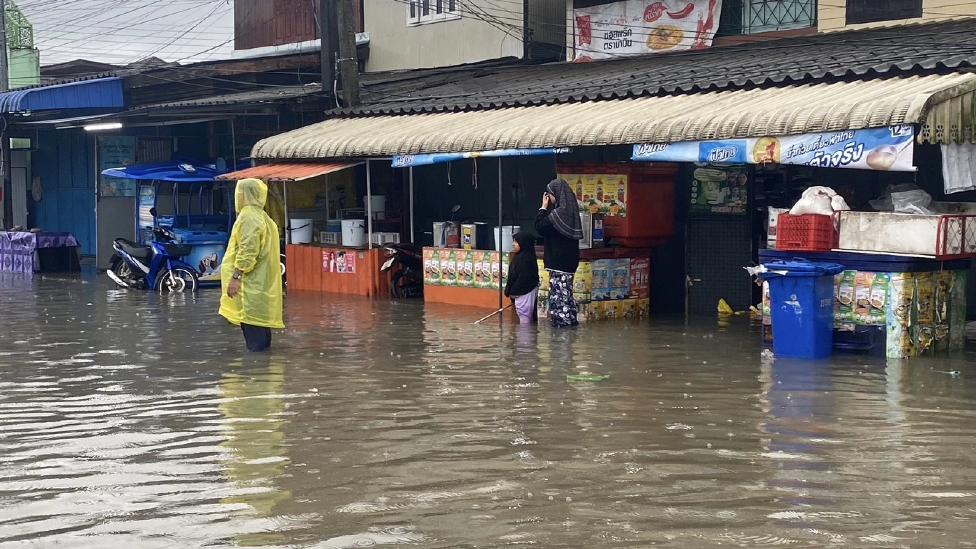 "ยี่งอ" อ่วมหนัก น้ำหลากท่วม 1 ตำบล 5 หมู่บ้าน