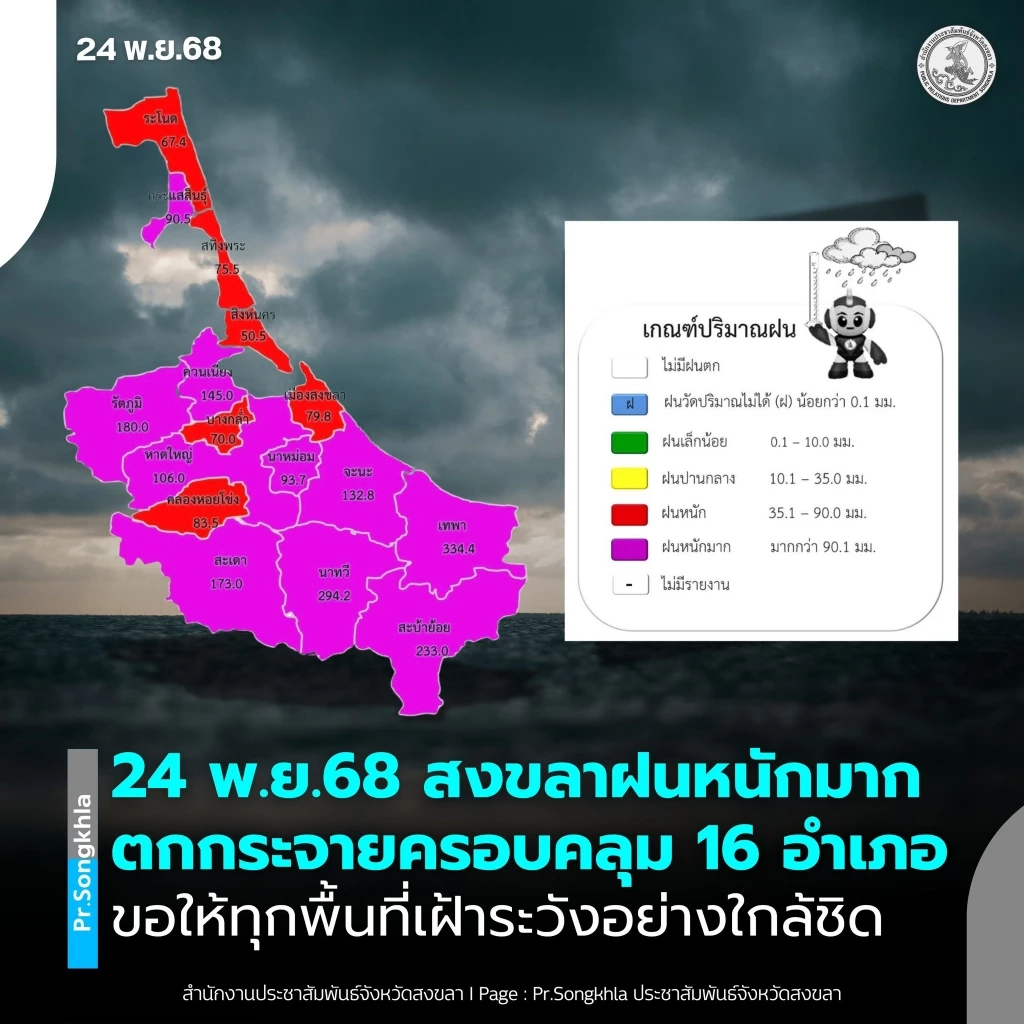ผู้ว่าฯ สงขลา สั่งอพยพด่วน! พบผู้สูงอายุ-ผู้ป่วยติดค้างในบ้านจำนวนมาก