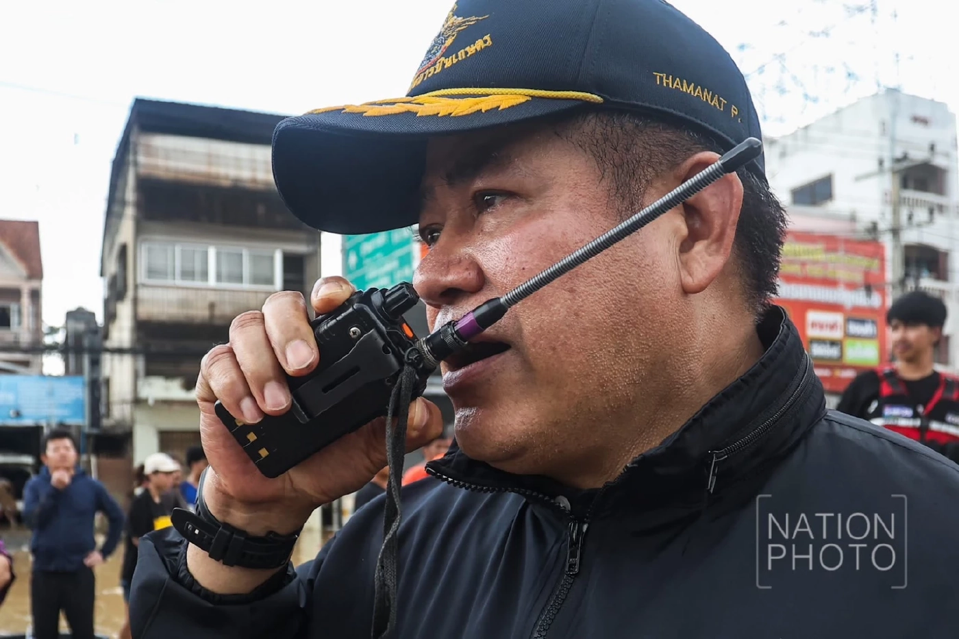 ร.อ.ธรรมนัส ในฐานะ ผบ.ส่วนหน้ากู้วิกฤตหาดใหญ่ 