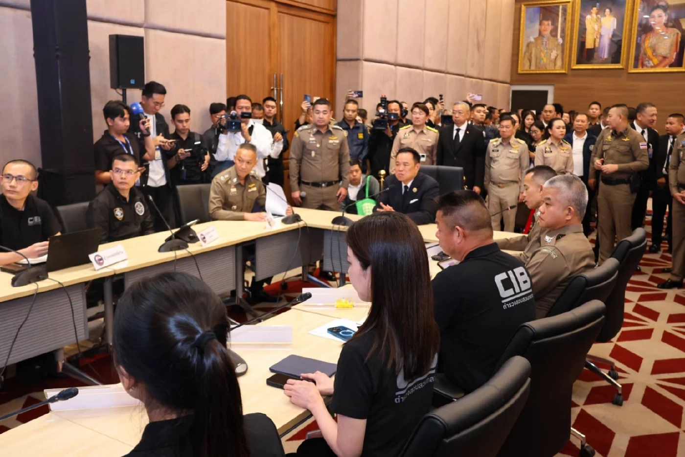 “อนุทิน” นำแถลงระดมปราบใหญ่สแกมเมอร์ 13 วัน รวบกว่า 7 พันคน