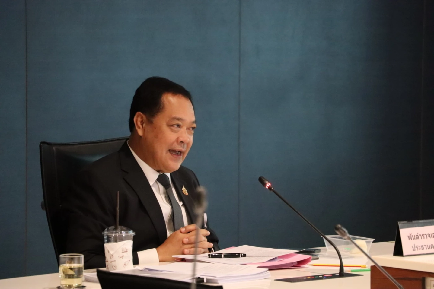 พ.ต.อ.ทวี สอดส่อง อดีตรัฐมนตรีว่าการกระทรวงยุติธรรม