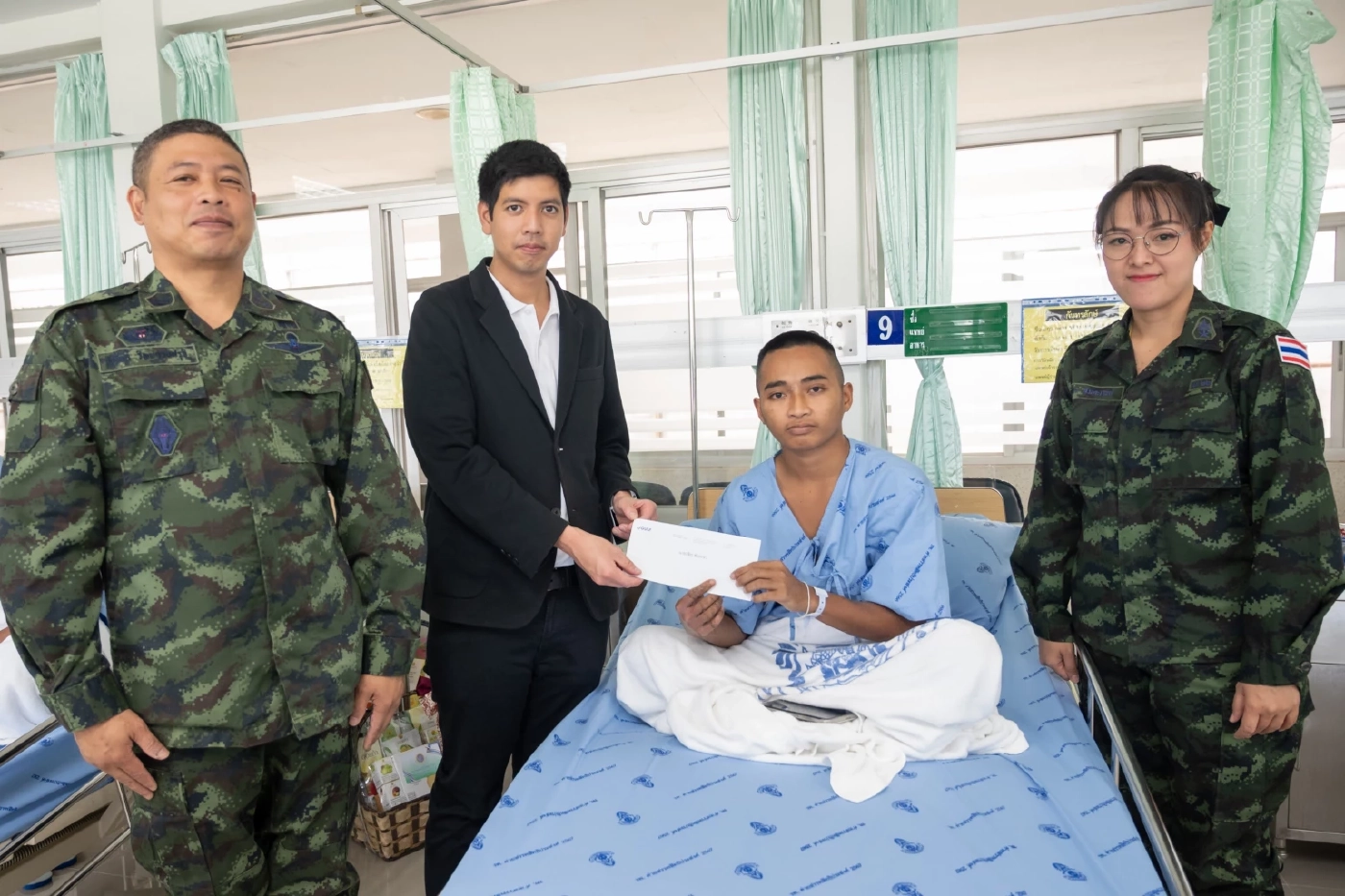 GULF มอบเงิน 1.3 ล้านบาท ช่วยเหลือทหารเหยียบกับระเบิด พื้นที่ห้วยตามาเรีย ชายแดนไทย – กัมพูชา จ.ศรีสะเกษ