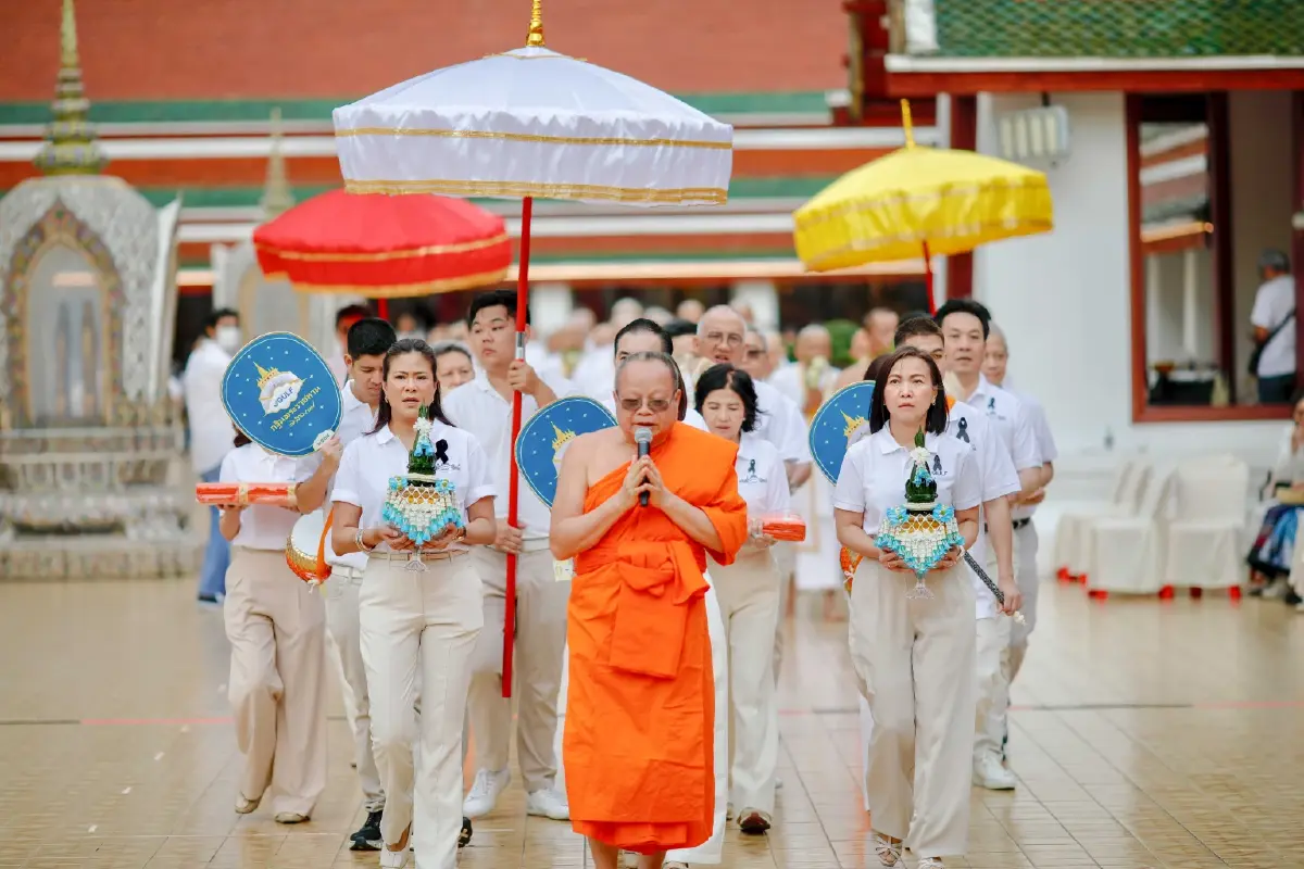 GULF จัดบรรพชาอุปสมบทหมู่ 64 รูป ถวายพระราชกุศล แด่สมเด็จพระพันปีหลวง