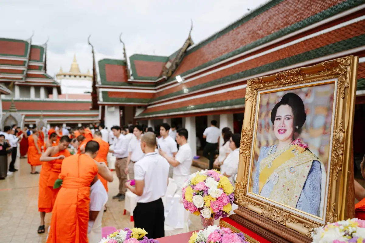 GULF จัดบรรพชาอุปสมบทหมู่ 64 รูป ถวายพระราชกุศล แด่สมเด็จพระพันปีหลวง