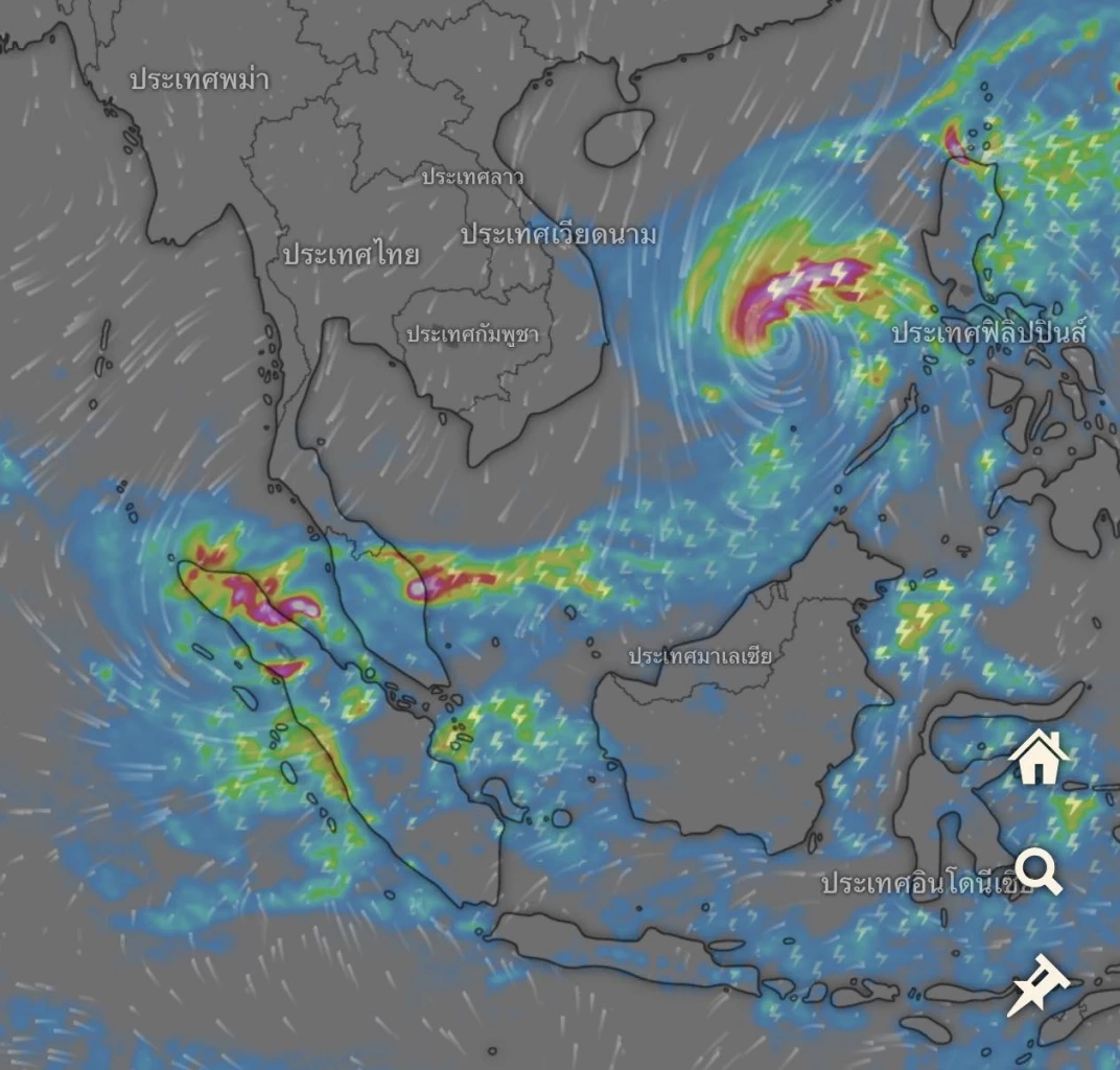 ข่าวดี! "พายุโคโตะ" ช่วยไทย ดูดเมฆฝนภาคใต้ไปไว้ที่ตาพายุ
