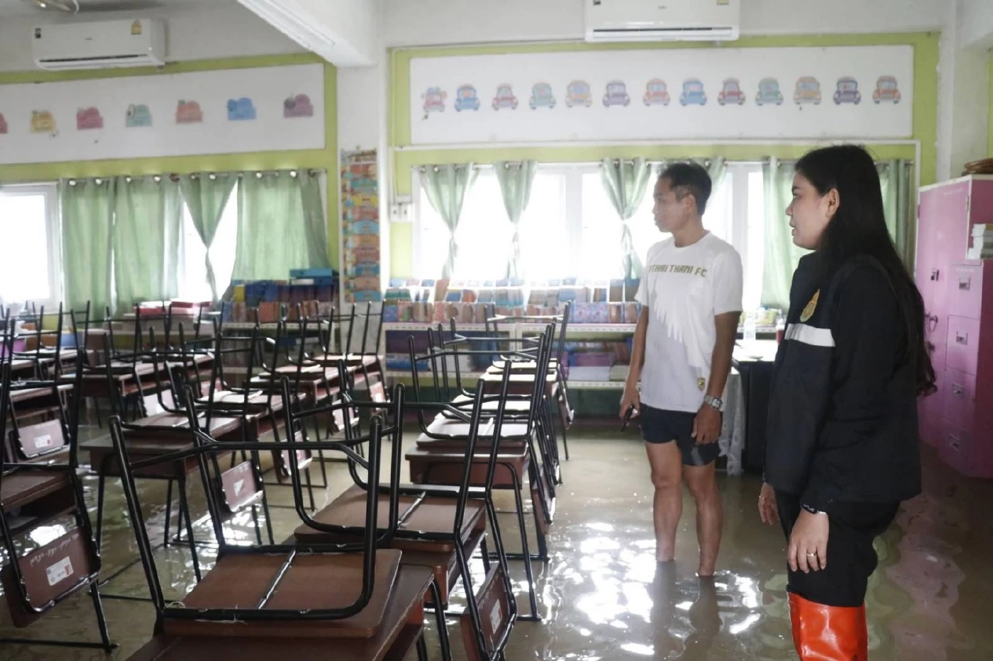 อุทัยธานีอ่วม! มวลน้ำจากท้ายอ่างคลองโพธิ์หลากท่วมอ.สว่างอารมณ์- อ.ทัพทัน