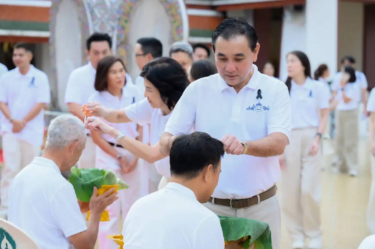 GULF จัดบรรพชาอุปสมบทหมู่ 64 รูป ถวายพระราชกุศล แด่สมเด็จพระพันปีหลวง