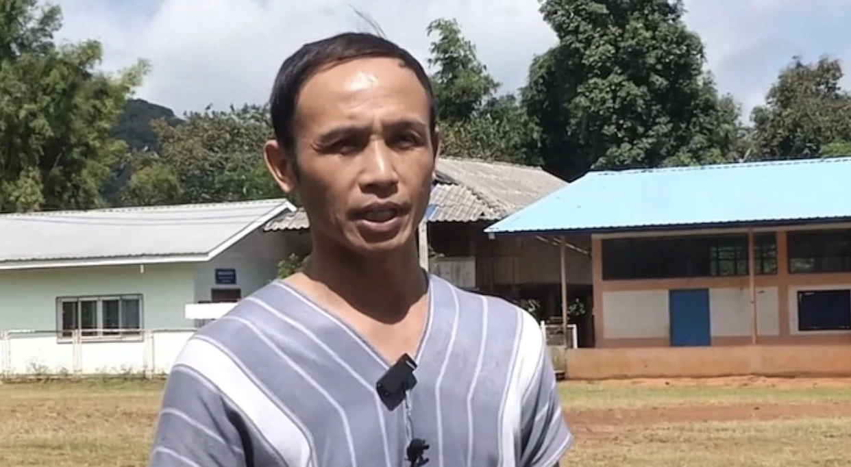 นาย มงคล ทองบือ ครูโรงเรียนบ้านขุนแตะ 