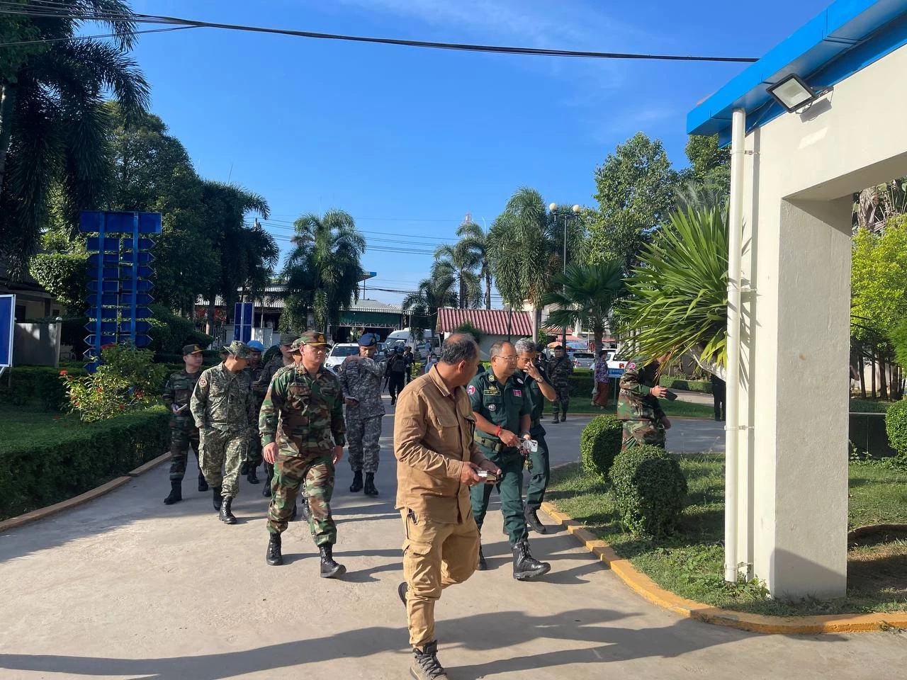 "กัมพูชา" จัดฉากดึง AOT ลงพื้นที่ สัมภาษณ์กลางห้อง ICU