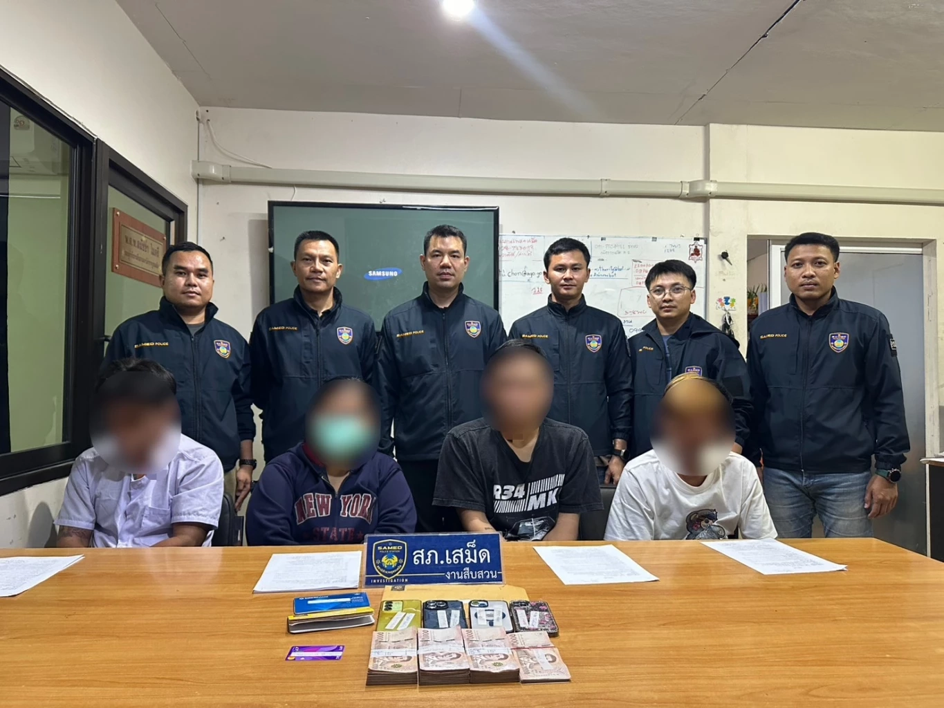 ศูนย์ต่อต้านการฉ้อโกงออนไลน์ (ACSC) ภาค 2 จับ 2 เครือข่ายสแกมเมอร์