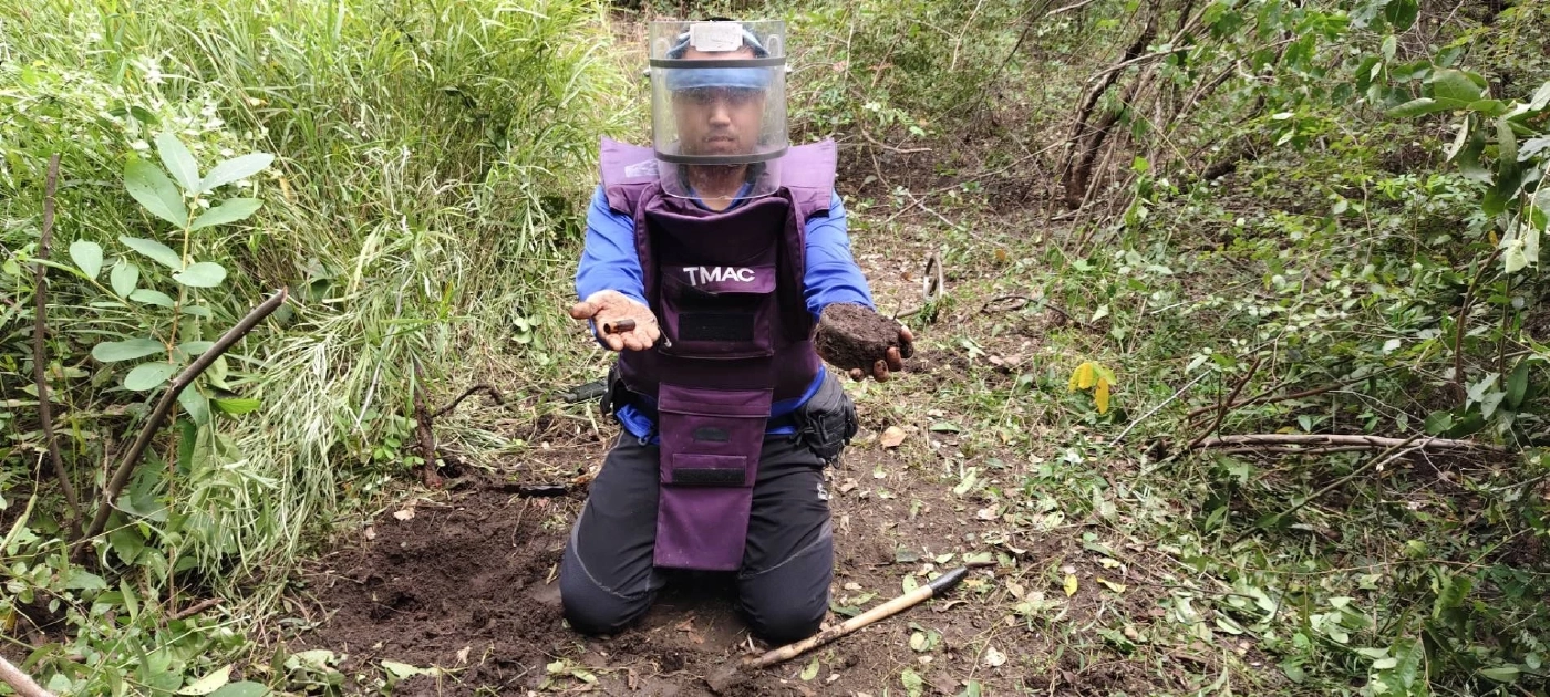 กองทัพภาค 1 รายงานผลเก็บกู้ทุ่นสังหารในหนองจาน-หนองหญ้าแก้ว