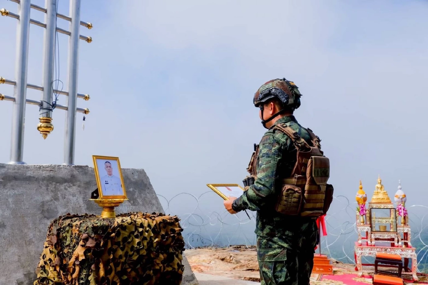 เปิดคลิป! "ผู้พันภูมะเขือ" จัดพิธีรำลึกครบรอบ 100 วันที่จากไป วีรกรรมทหารกล้า "ส.ท.ต่อพงษ์ พันดวง"