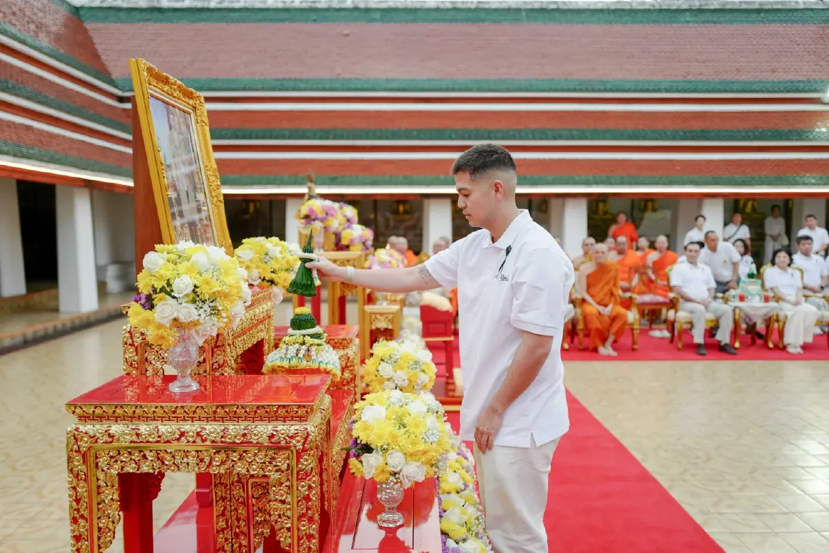 GULF จัดบรรพชาอุปสมบทหมู่ 64 รูป ถวายพระราชกุศล แด่สมเด็จพระพันปีหลวง