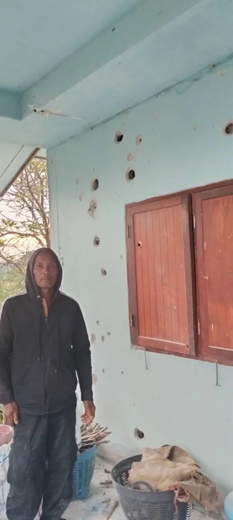 ประณาม "กัมพูชา" ยิงกระสุนปืน ค.–ปืนใหญ่ ตกใส่บ้านพลเรือน จ.สระแก้ว