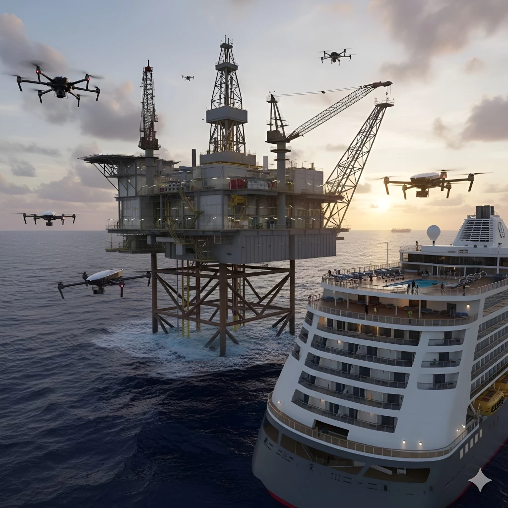 ด่วน! ห้าม "ล่องเรือ-บินโดรน" รัศมี 500 เมตร จาก "แท่นขุดน้ำมัน" มีความผิดก่อวินาศกรรม