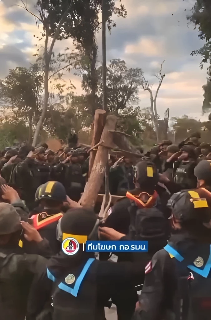 เปิดคลิป "ร้องเพลงชาติไทย" กระหึ่ม "ปราสาทคนา" ยึดได้ที่แรกแต่ปักธงที่สุดท้าย