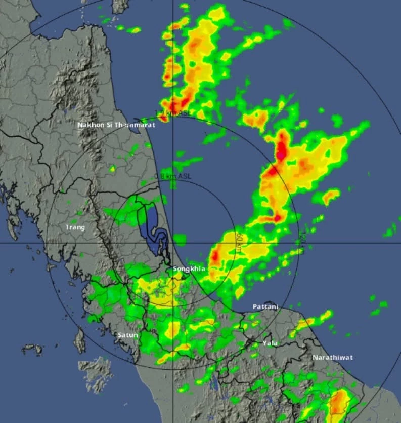 ปภ. เตือนฝนถล่มซ้ำหาดใหญ่ เฝ้าระวังน้ำท่วม ดินถล่ม 3 อำเภอสงขลา